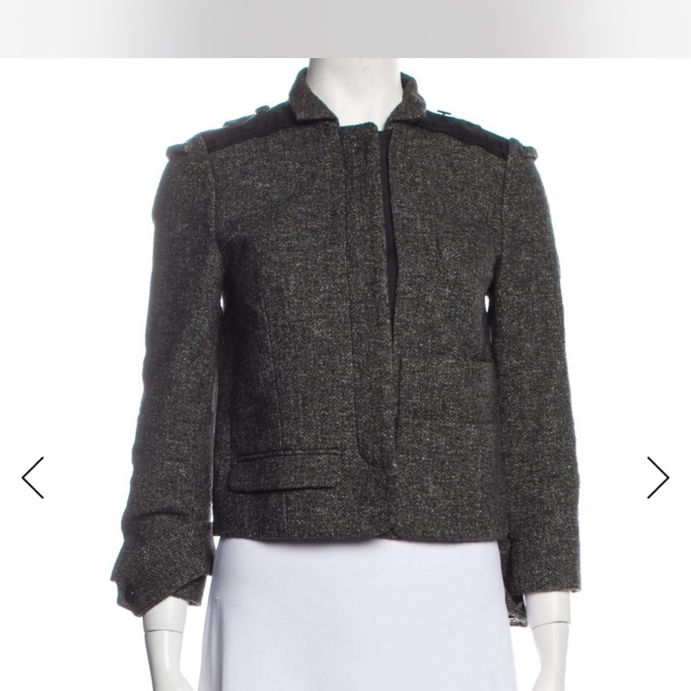 Chloe by Phoebe Philo Tweed napoleon jacket - Picture 4 of 7